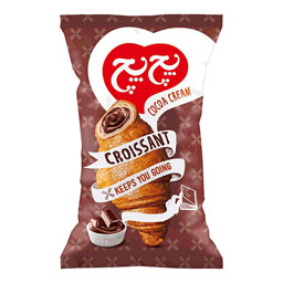 کروسان با مغزی کرم کاکائویی مکس 60 گرمی پچ پچ