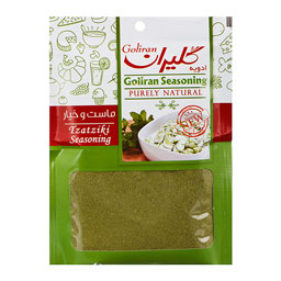 ادویه مخلوط ماست وخیار سلفون 75 گرمی گلیران