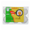 تخم مرغ تازه و سفید 6 عددی آباریس