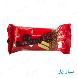 کیک لایه ای با کرم و روکش کاکائو 40 گرمی ورنا