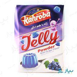 پودر ژله انگور 100گرمی کهربا