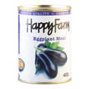 کنسرو خوراک بادمجان 400 گرمی هپی فارم