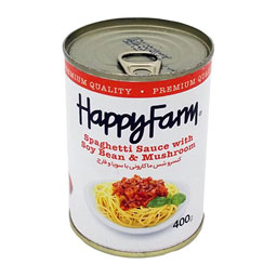 کنسرو سس ماکارونی هپی فارم‌ 400 گرمی