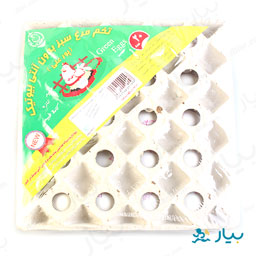 شانه تخم مرغ سبز بدون آنتی بیوتیک 20 عددی پور علی