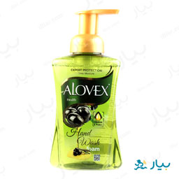 فوم دستشویی زیتونی 500 گرمی آلوکس