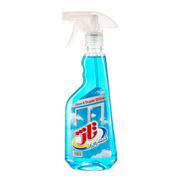 اسپری شیشه پاک کن آبی 500 گرمی تاژ