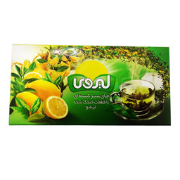 لیروی چای سبز کیسه ای با لیمو 20عددی