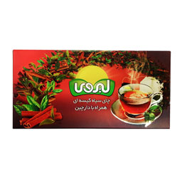 لیروی چای سیاه کیسه ای با دارچین 20عددی