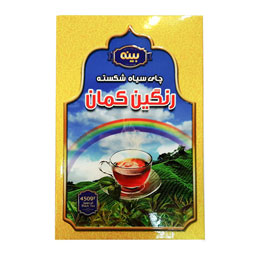 بینه چای شکسته رنگین کمان 450گرمی