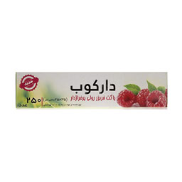 کیسه پلاستیکی فریزر ابعاد 25X35 جعبه مقوایی 250 برگی نام تجارتی دارکوب
