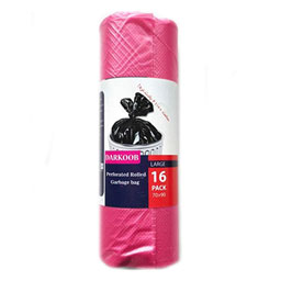 کیسه زباله رولی قرمز پرفراژدار بزرگ 16 برگی دارکوب