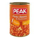 کنسرو لوبیا و قارچ 420 گرمی پیک