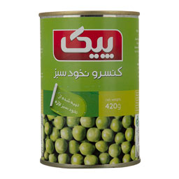 کنسرو نخود سبز 420 گرمی پیک