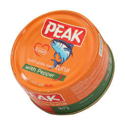 کنسرو تن ماهی فلفلی 180 گرمی پیک