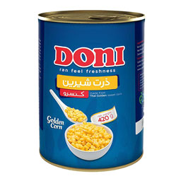 کنسرو ذرت شیرین کلید دار 420 گرمی دونی