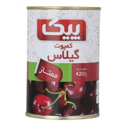 کمپوت گیلاس کلیدار 420 گرمی پیک