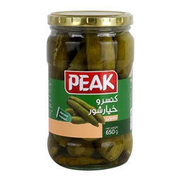 خیار شور معمولی 650 گرمی پیک