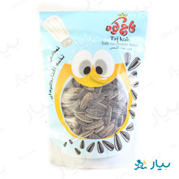 تخمه نمکی آفتابگردان 150 گرمی تاج کوه