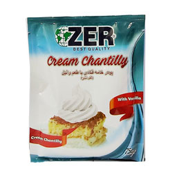 پودر خامه قنادی با طعم وانیل 75 گرمی زیر