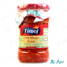 ترشی انبه فلفلی شیشه ای 700 گرمی تیروژ
