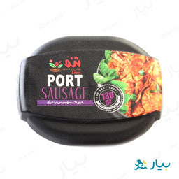 خوراک سوسیس بندری 130 گرمی تنو