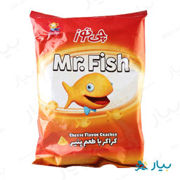 کراکر با طعم پنیر مستر فیش 37 گرمی چی توز