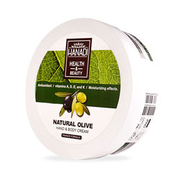 کرم دست و بدن حاوی روغن زیتون 200 میلی لیتری هانادی