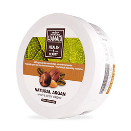 کرم دست و بدن حاوی روغن آرگان 200 میلی لیتری هانادی