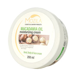 موزیلا کرم مرطوب کننده حاوی روغن ماکادمیا کاسه 200 میل