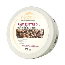موزیلا کرم مرطوب کننده حاوی روغن شی باتر کاسه200 میل