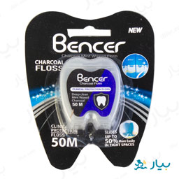 نخ دندان زغالی 50 متری بنسر