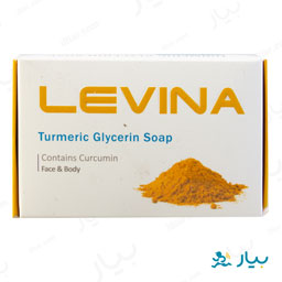 صابون گلیسیرینه زردچوبه 120 گرمی لوینا