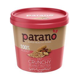 کره بادام زمینی رژیمی کرانچی 185 گرمی پارانو