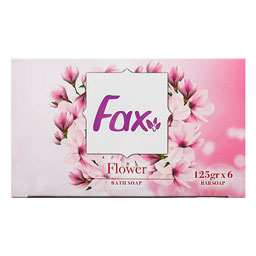 صابون حمام فاکس جعبه 6 تایی 125 گرمی - گل