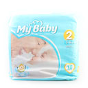 پوشک بچه پرمیوم سایز کوچک 18عددی مای بی بی