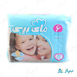 پوشک بچه کامل سایز 6 جونیور 24 عددی مای بی بی