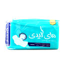 نوار بهداشتی بالدار فیروزه ای 10عددی سایز لارج بزرگ مای لیدی