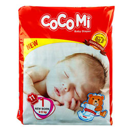 پوشک بچه کناره کشی سایز1 تعداد 11 عددی کوکومی