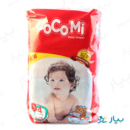 پوشک بچه کامل سایز 4 بزرگ 8 عددی کوکومی