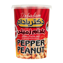 بادام زمینی با طعم فلفلی 260 گرمی دکتر بادام