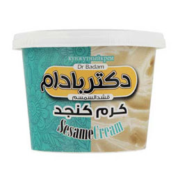 کرم کنجد ساده 220 گرمی دکتر بادام