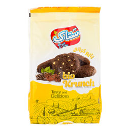 بیسکویت بایو کرانچ کاکائویی 200 گرمی ستاک