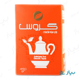 چای سیاه شکسته 450 گرمی گروس چای لاهیجان