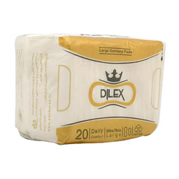 نوار بهداشتی پد روزانه خیلی نازک با قدرت جذب بالا سایز بزرگ 20 عددی دایلکس