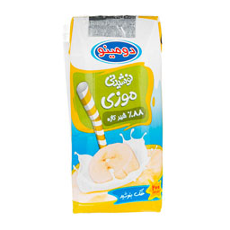 دسر نوشیدنی موزی 200 میلی‌لیتری دومینو