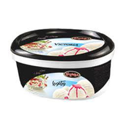 بستنی وانیلی ویکتوریا 600 گرمی دومینو