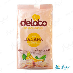 بیسکویت با طعم موز 170 گرمی دلاتو