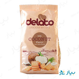 بیسکویت با طعم نارگیل 170 گرمی دلاتو