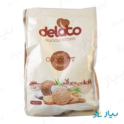 بیسکویت با طعم نارگیل 85 گرمی دلاتو