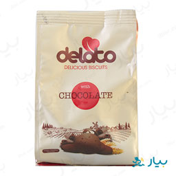 بیسکویت با طعم شکلات 85 گرمی دلاتو